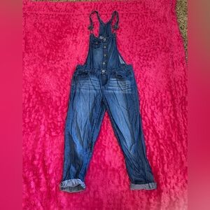 LEI Blue Denim Overalls